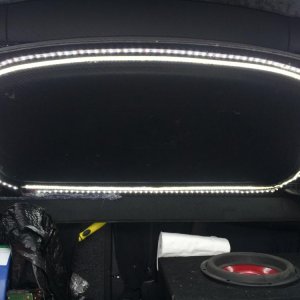 Мой вариант подсветки багажника с помощью диодной ленты