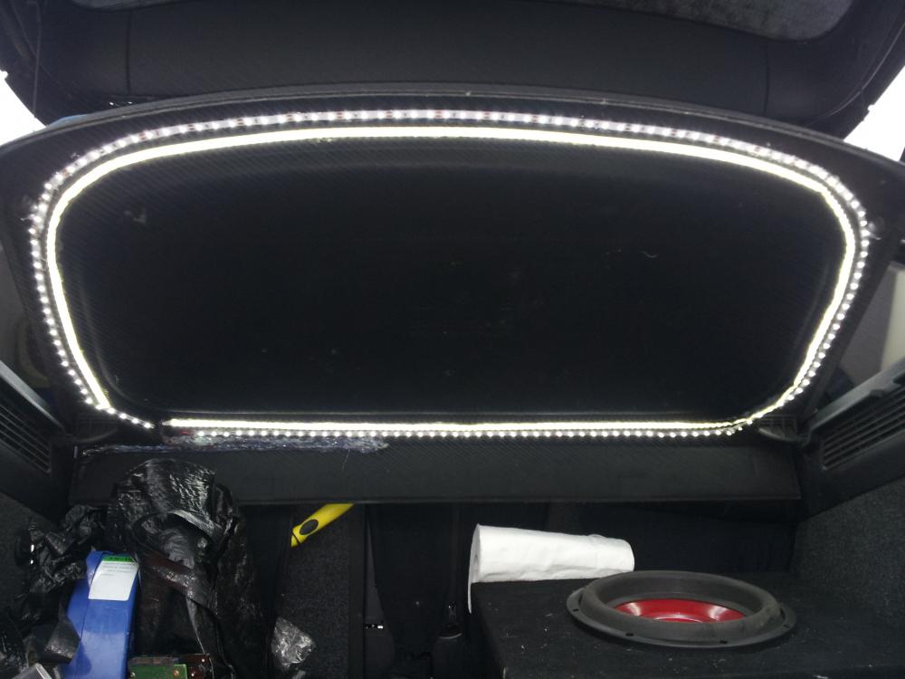 Мой вариант подсветки багажника с помощью диодной ленты
