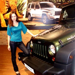 Jeep Wrangler на автовыставке