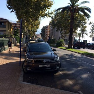VW Tiguan на отдыхе. Франция, Лазурный берег.